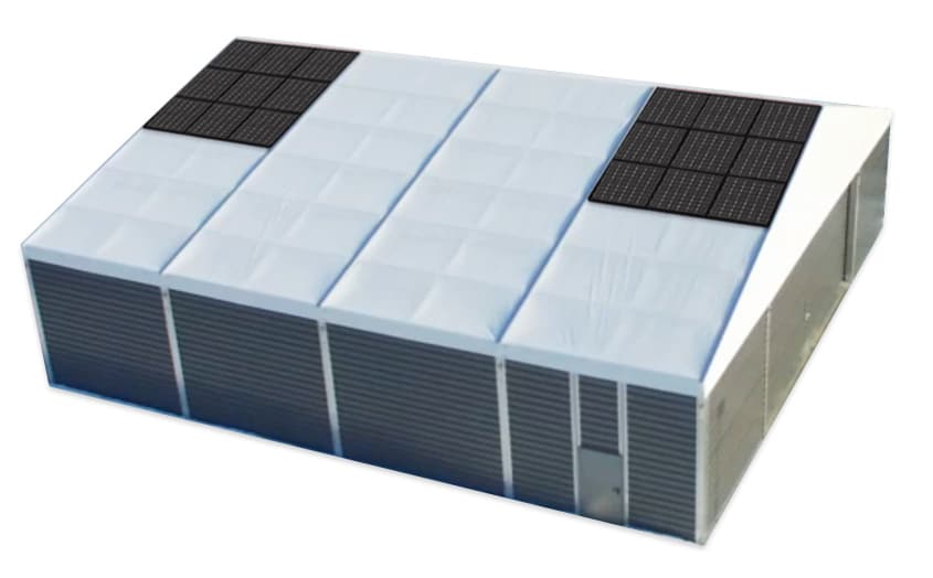 NAVES DESMONTABLES CON FOTOVOLTAICA